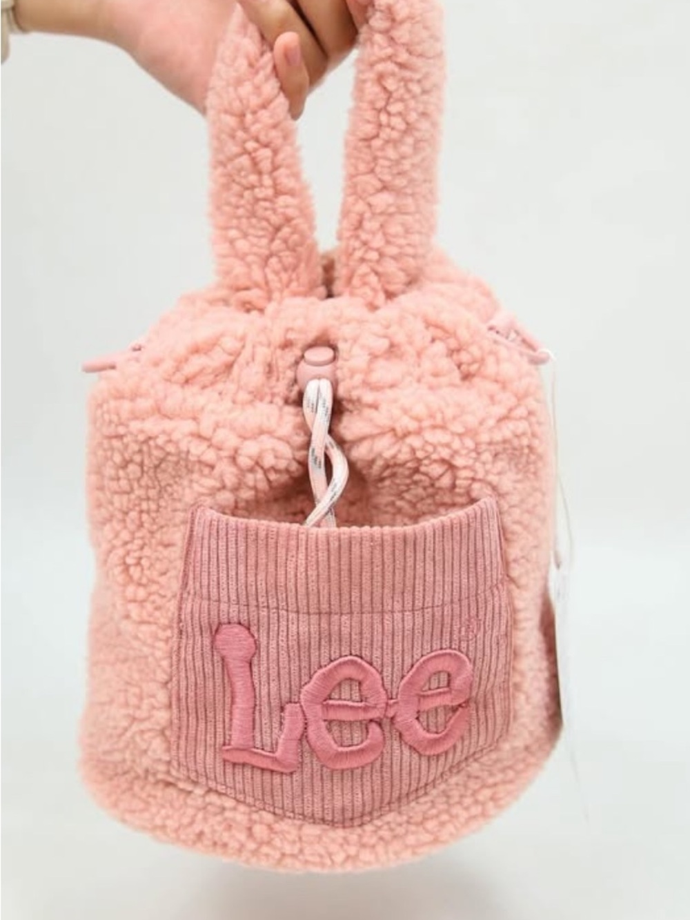 Lee Pink Sherpa Tote Bag BNWT Pink - Picture 4 of 8